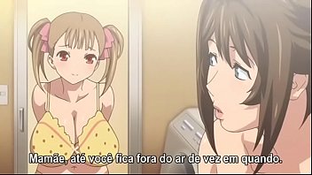 hentai mae e filha fazendo um sexo quente em cima da cama até gozar